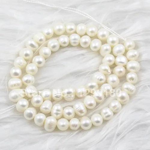 Natural Multicolor Freshwater Pearl Beads 6-7mm Strand for Necklace Making