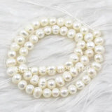 Natural Multicolor Freshwater Pearl Beads 6-7mm Strand for Necklace Making