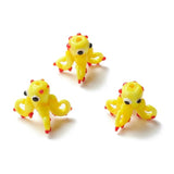 5pcs Octopus Glass Beads for DIY Jewelry Making Crafts