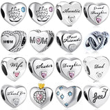 Family Member Bracelets Bead Charm Fit Lady Bracelets