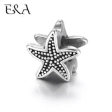 Stainless Steel Starfish European Beads for Bracelet DIY Accessory