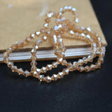 1000pcs 4mm Crystal Beads Bicone Lariat Necklace Bracelet Jewelry Findings