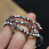 1000pcs 4mm Crystal Beads Bicone Lariat Necklace Bracelet Jewelry Findings