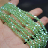 1000pcs 4mm Crystal Beads Bicone Lariat Necklace Bracelet Jewelry Findings