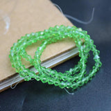 1000pcs 4mm Crystal Beads Bicone Lariat Necklace Bracelet Jewelry Findings