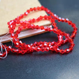 1000pcs 4mm Crystal Beads Bicone Lariat Necklace Bracelet Jewelry Findings