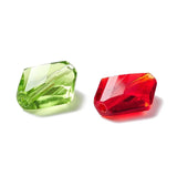50pcs Mixed Shape Faceted Glass Beads for DIY Jewelry Making