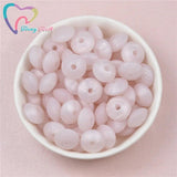 50 PCS Pearl Lentils Silicone Beads Teething Necklace Baby Teether Toy Accessori