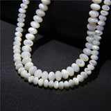 4x6mm Shell Beads Mother Of Pearl Spacer Jewelry Necklace Bracelet