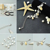 Spiral Shell Beads Oval Cowrie Shells for DIY Jewelry Making