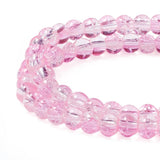 100pcs 8mm Cracked Snow Crackle Crystal Beads Double Colored Loose Spacer Beads
