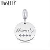 316L Stainless Steel Round Charm Pendant for DIY Bracelet Necklace Jewelry