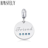 316L Stainless Steel Round Charm Pendant for DIY Bracelet Necklace Jewelry