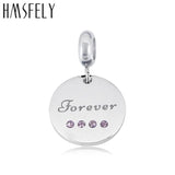 316L Stainless Steel Round Charm Pendant for DIY Bracelet Necklace Jewelry