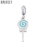 316L Stainless Steel Lollipop Charm Pendant for DIY Jewelry Making