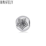 316L Stainless Steel Round Charm Beads Heart Dot Beads