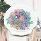 100pcs Glittery Acrylic Spacer Beads for Jewelry Making DIY