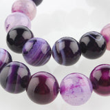 Strand Dyed Natural Stone Round Beads 4mm 6mm 8mm 10mm for DIY Bracelet Necklace