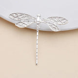 20 PCS 36x43mm KC Gold/Silver Dragonfly Pendant DIY Jewelry Finding