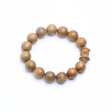 Tibetan SandalWood Bracelet 15mm Beads Fragrance