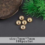 18k Plated Flower Earrings DIY Jewelry Making Accessory