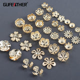 18k Plated Flower Earrings DIY Jewelry Making Accessory