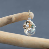 18k Plated Flower Earrings DIY Jewelry Making Accessory