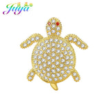 3pcs/lot Small Hole Charms Beads Cubic Zirconia Sea Turtle Metal Beads