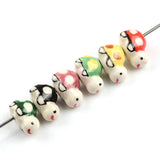 12x19mm Sea Turtle Ceramic Beads Charms Loose Porcelain Beads