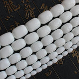 Porcelain Agates Drum Beads 15inch Wholesale DIY Jewellery