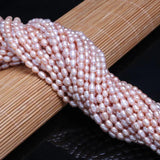 AA Rice Shape Pearl Natural Freshwater Pearl Beads Mixed 4-5mm