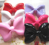 Mixed Resin Bow for DIY Brooch Accessory 53x40MM