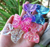 Mixed Resin Bow for DIY Brooch Accessory 53x40MM