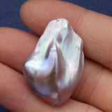 2pcs Freshwater Pearls Beads Irregular Shape No Hole Tail Beads 25-35mm