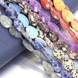 Natural Stone Beads Rose Quartzs Agates Faceted Loose Bead 13x18mm