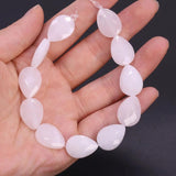 Natural Stone Beads Rose Quartzs Agates Faceted Loose Bead 13x18mm