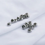 30pcs 7mm Stainless Steel Spacer Beads DIY Jewelry Craft Making Accessories