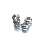 30pcs 7mm Stainless Steel Spacer Beads DIY Jewelry Craft Making Accessories