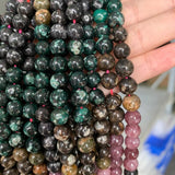 Colorful Tourmaline Round Loose Beads 15'' 6/8/10mm