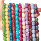 9x11mm Oval Amethyst Apatite Tourmaline Stone Bead