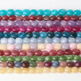 9x11mm Oval Amethyst Apatite Tourmaline Stone Bead