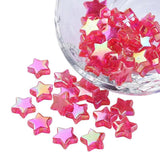 100Pcs 10MM Gradient Acrylic Star Beads for DIY Bracelet Jewelry