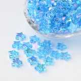 100Pcs 10MM Gradient Acrylic Star Beads for DIY Bracelet Jewelry