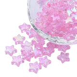 100Pcs 10MM Gradient Acrylic Star Beads for DIY Bracelet Jewelry