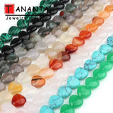 10mm Heart Rose Quartz Agate Jade Beads Natural Stone for Jewelry Making