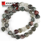10mm Heart Rose Quartz Agate Jade Beads Natural Stone for Jewelry Making