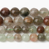 6 8mm Colorful Quartz Rutilated Stone Beads Jewelry Making DIY Bracelet Earrings