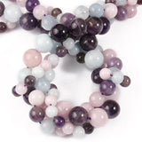 Natural Stones Round Stone Beads for DIY Jewelry Making 15''