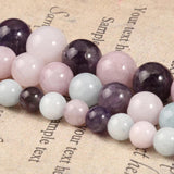 Natural Stones Round Stone Beads for DIY Jewelry Making 15''