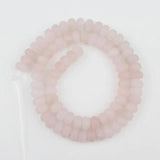 Matte Amethysts Agates Amazonite Rondelle Loose Beads Bracelet Necklace